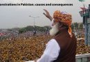 Demonstrations in Pakistan; causes and consequences